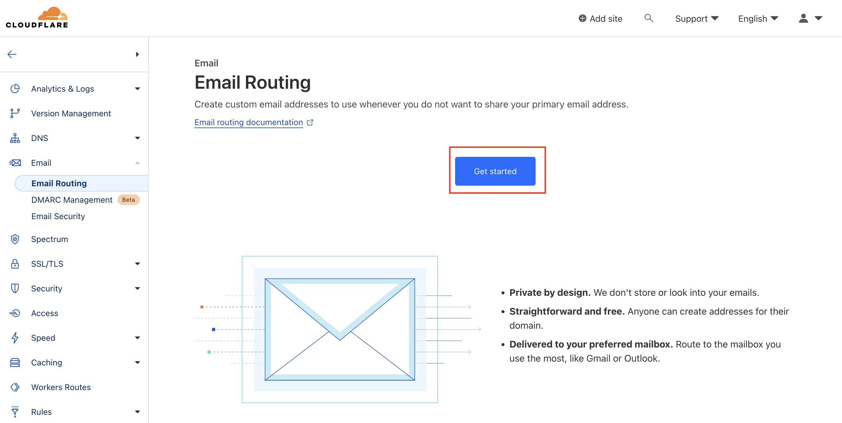 Cloudflare Email Routing初始設定